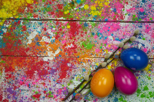 Obraz na płótnie Ostern ganz bunt w salonie