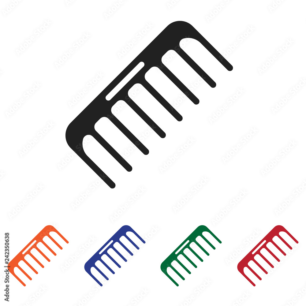 Comb icon vector Comb icon vector