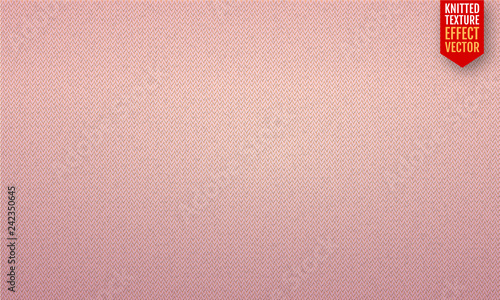 peach. pink colour realistic knit texture vector seamless pattern