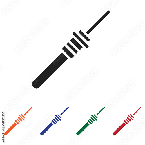 Pyrometer vector icon