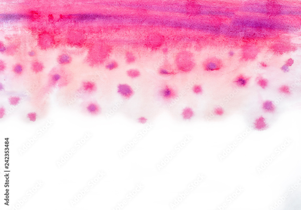 Watercolor background, design or basis for a decor, color stains