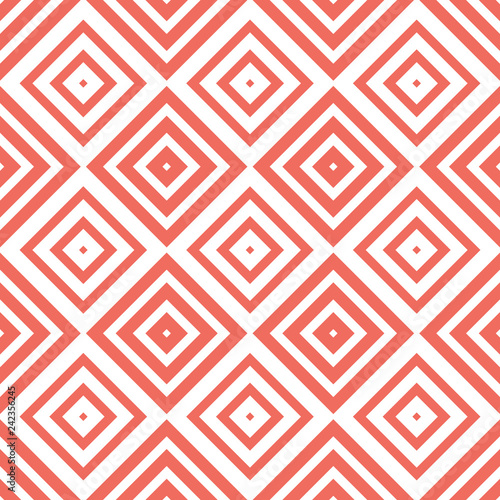 Living coral abstract seamless pattern vector illustration