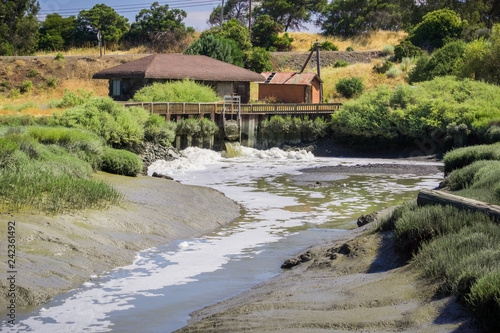 Photography Water level control station, Don Edwards wildlife refuge, Fremont, San Francisco