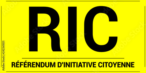 RIC - référendum diInitiative Citoyenne