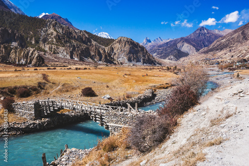  Marsyandi River in Nepalese Himalayas
