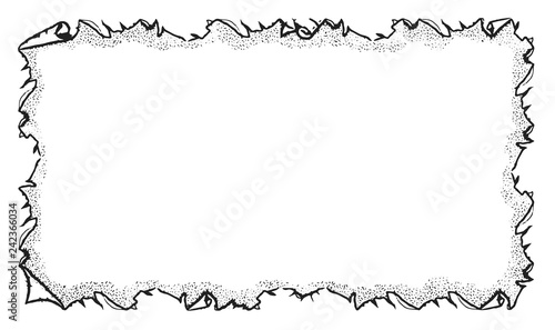 torn paper decoration design element #isolated #vector