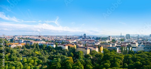 Obraz na płótnie City view from Vienna, Austria w salonie
