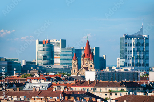 City view from Vienna, Austria