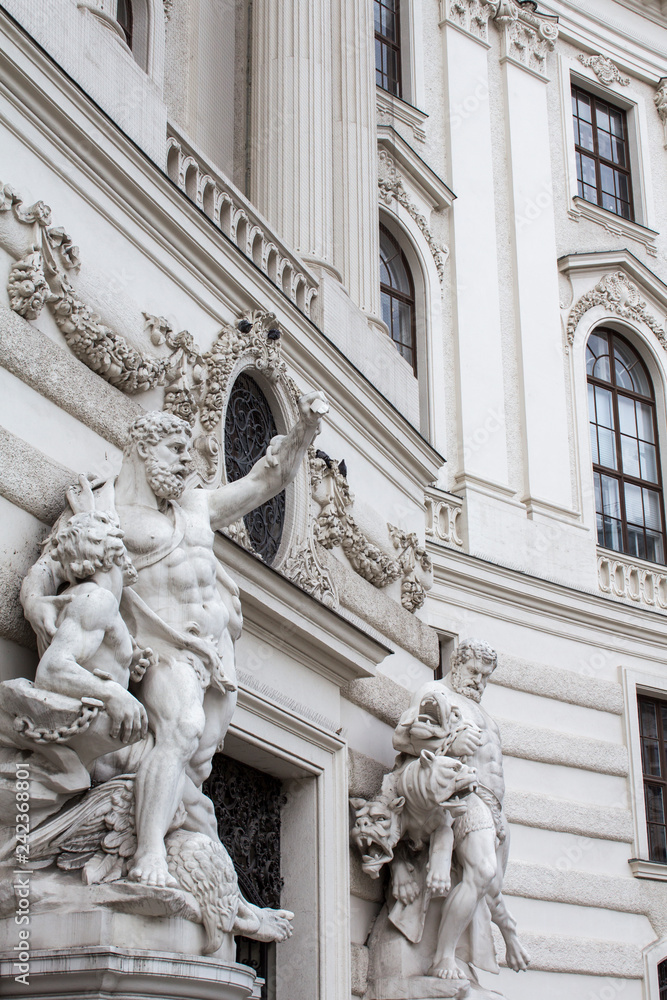 Statues near the Hofburg