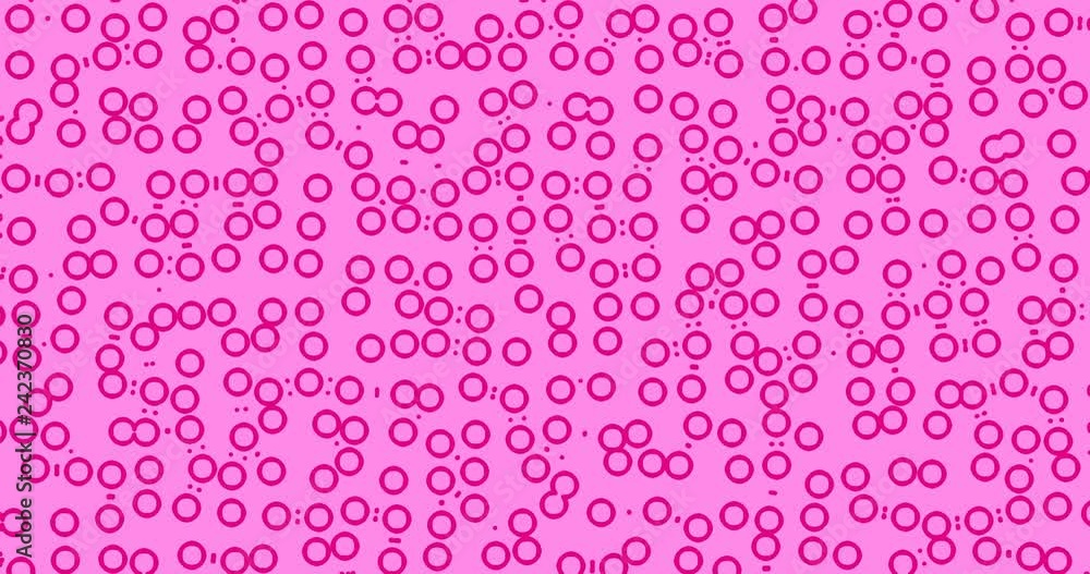 4k cute pink animated background for LOL doll party. Girlish backdrop