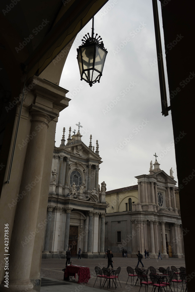 Italy, Turin - San Carlo Square, March 2018 Italy, Turin - San Carlo Square, March 2018