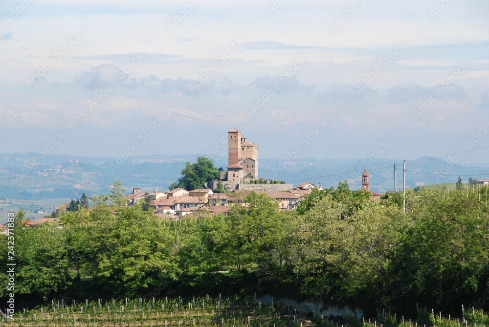 Serralunga d'Alba and his Castle, Piedmont - Italy