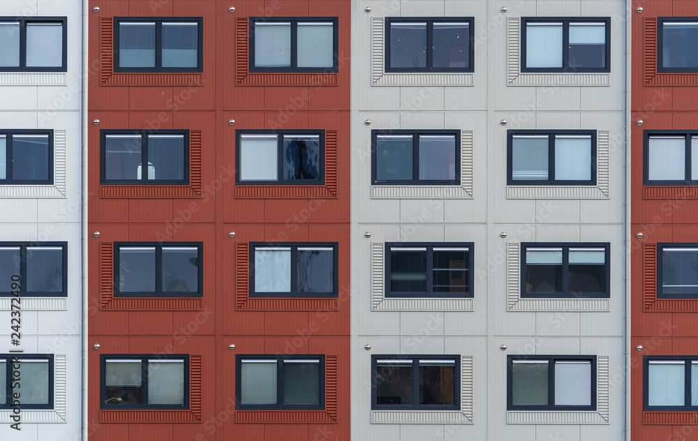 Obraz premium Container homes for students and asylum seekers