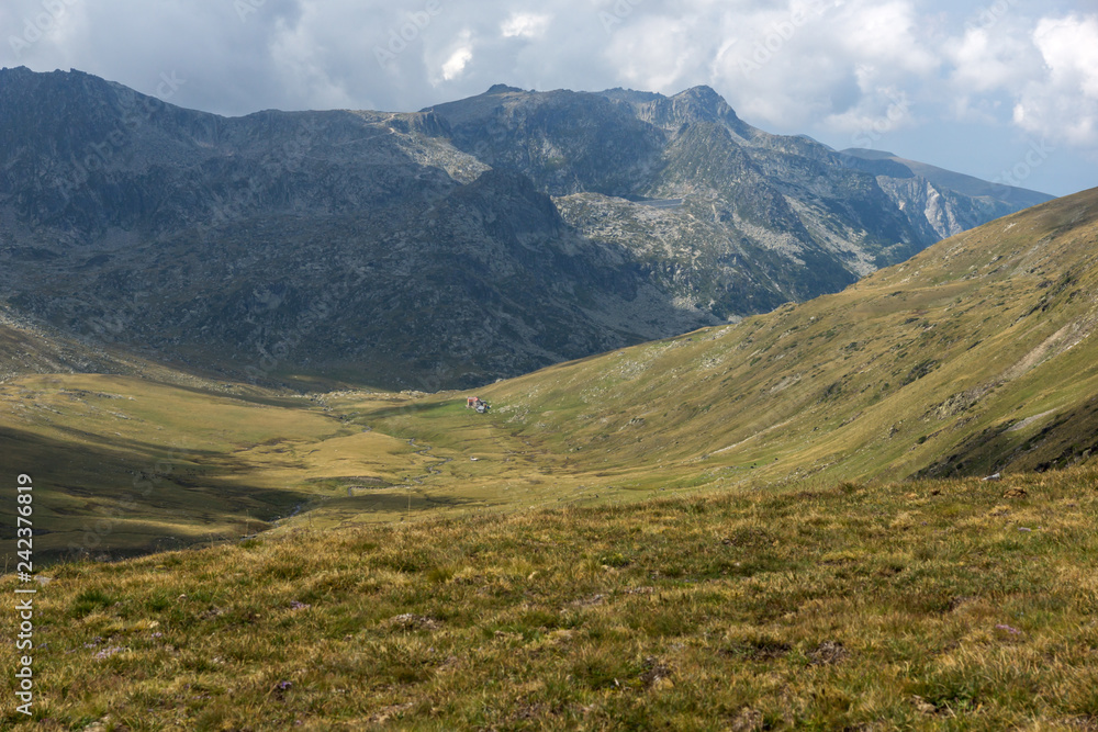 Summer view of Rila Mountan near The Seven Rila Lakes, Bulgaria Summer view of Rila Mountan near The Seven Rila Lakes, Bulgaria