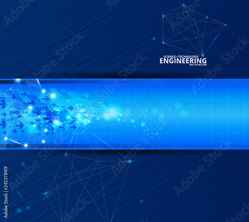 Abstract technology vector background