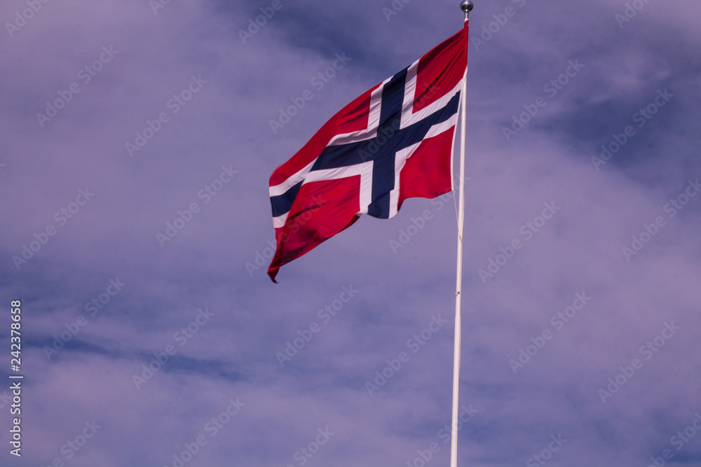 Norwegian flag.