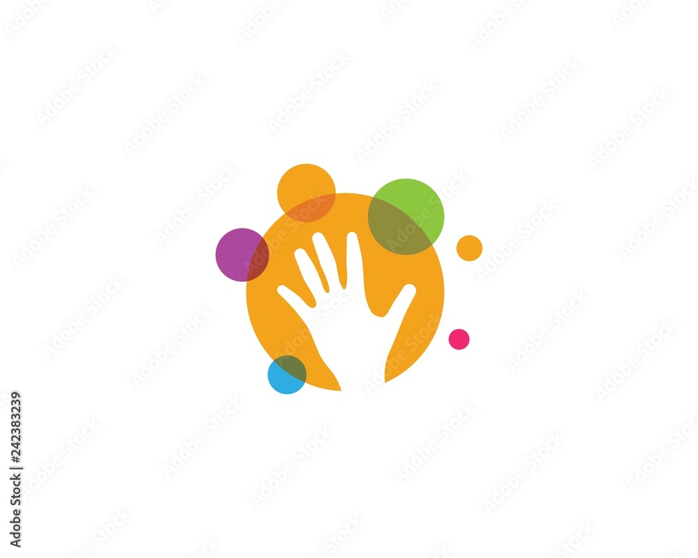 Obraz premium Hand Care Logo Template