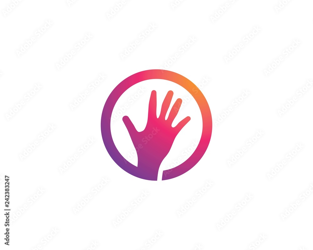 Hand Care Logo Template Hand Care Logo Template