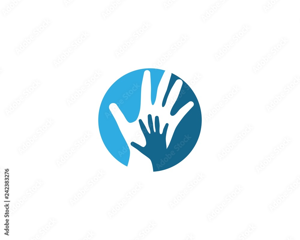 Hand Care Logo Template