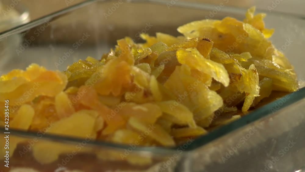 Cooking of healthy dessert with prunes and nuts Cooking of healthy dessert with prunes and nuts