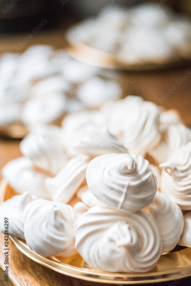 Some delicious French homemade meringues Some delicious French homemade meringues