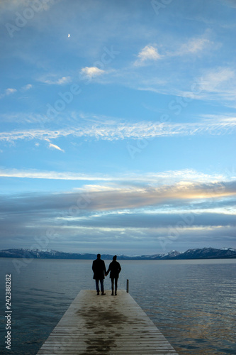 Couple on Pier