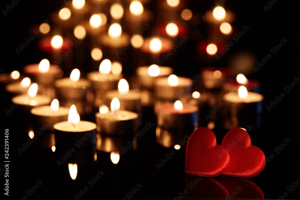 Festive Valentine's day background.