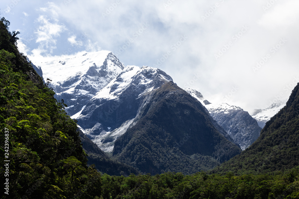 Milford Sound Mountains New Zealand Landscape