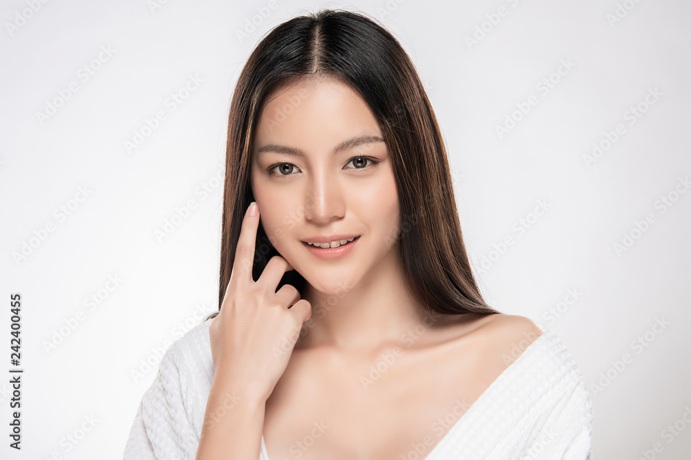 Beautiful Young asian Woman with Clean Fresh Skin Beautiful Young asian Woman with Clean Fresh Skin