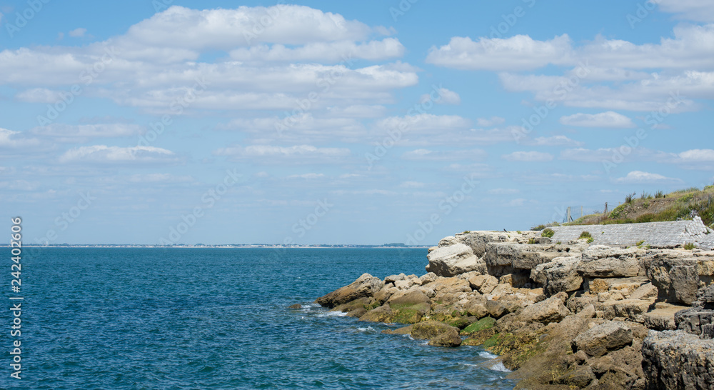 Panorama littoral Ile d'Aix Charente Maritime France Panorama littoral Ile d'Aix Charente Maritime France