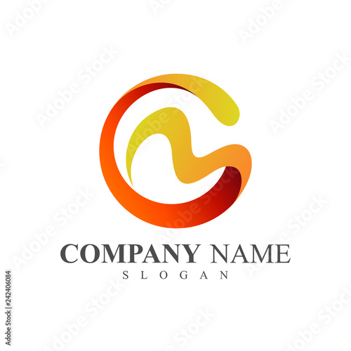 CM logo, MC logo, letter c and letter m logo design