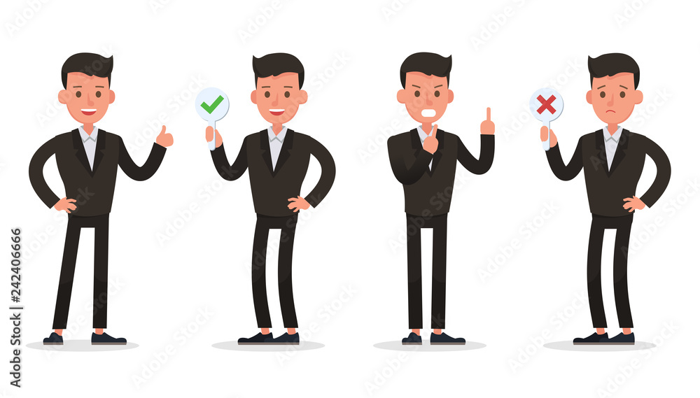 business people character vector design. Presentation in various action and working. no37 business people character vector design. Presentation in various action and working. no37
