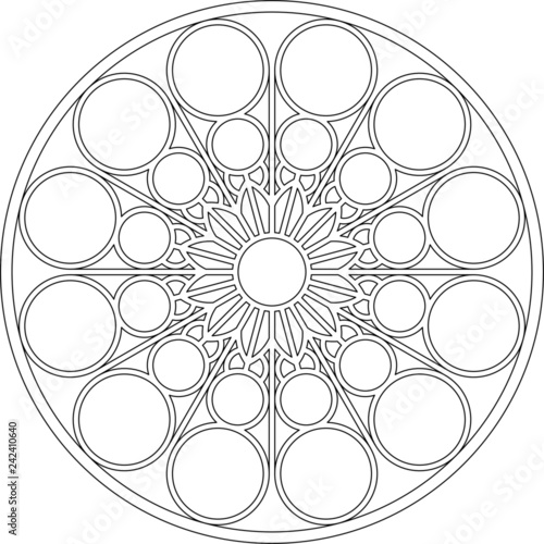 Santa Maria sopra Minerva, Rome, Italy, rose window