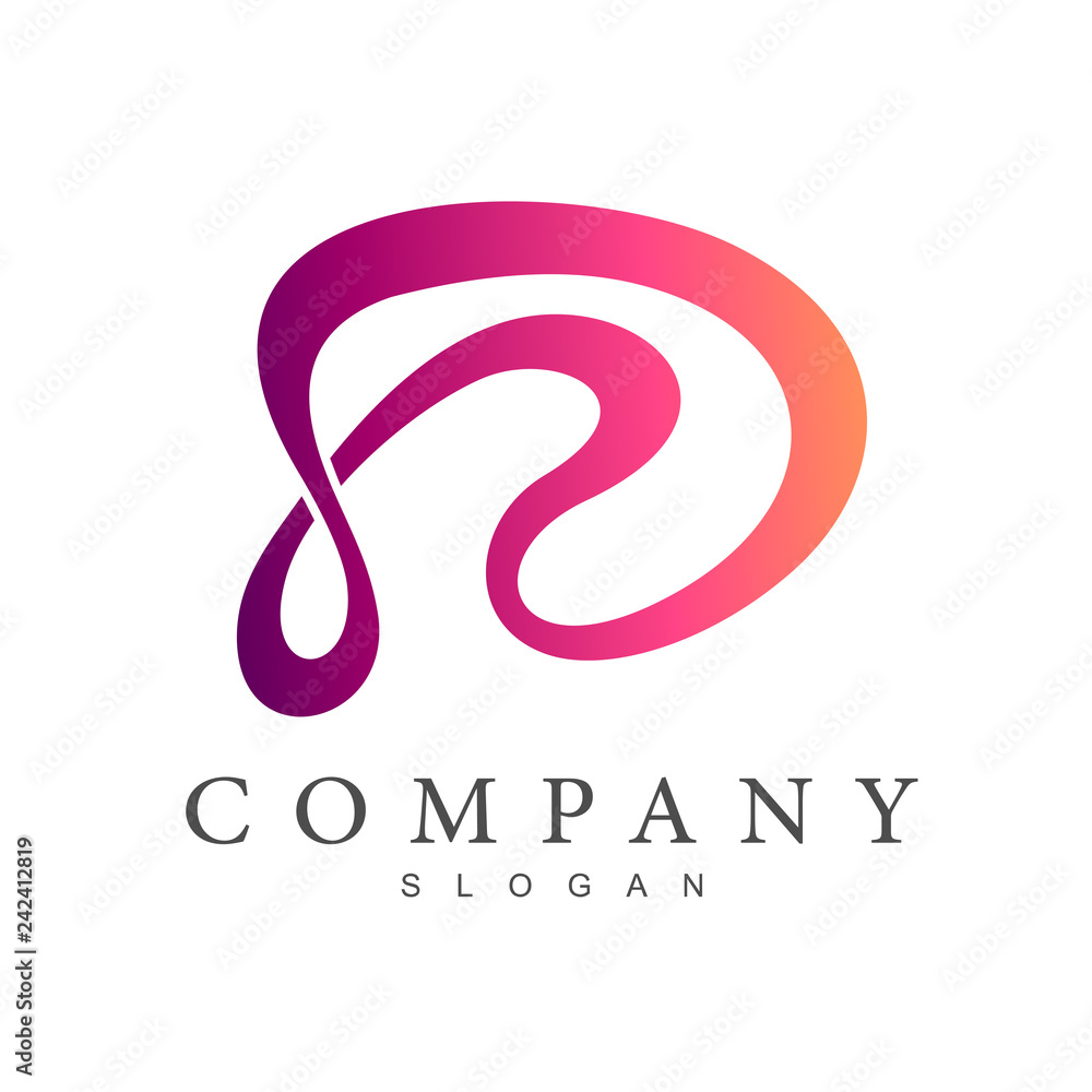 initial letter D business logo design template initial letter D business logo design template