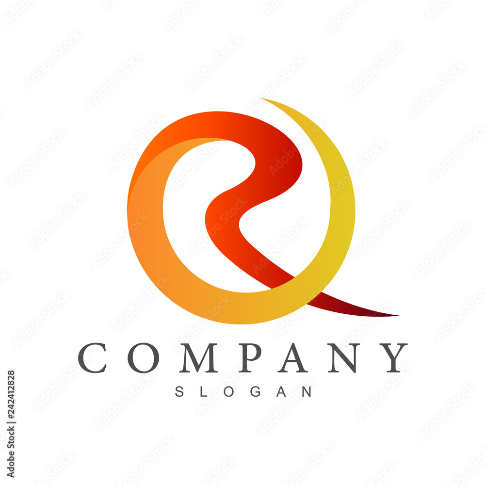 initial letter R logo design initial letter R logo design