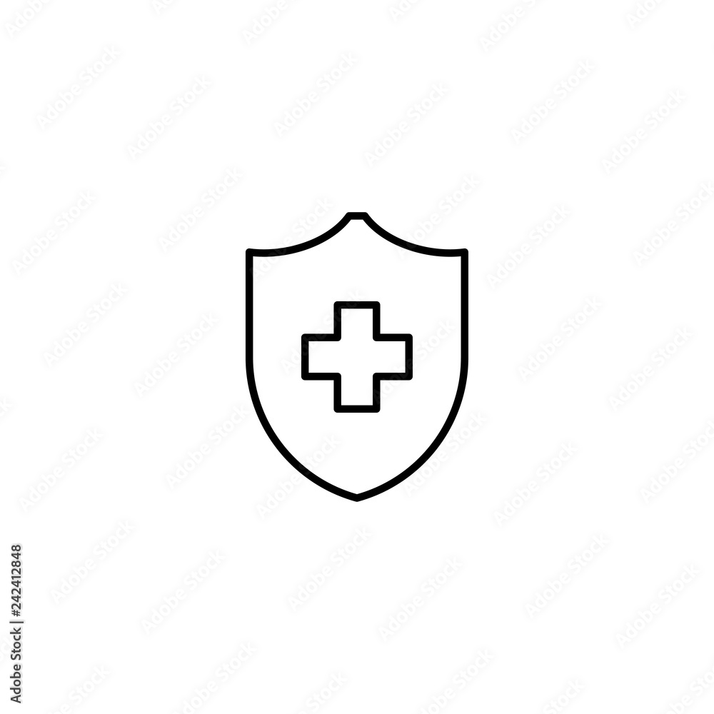medical protection icon vector medical protection icon vector