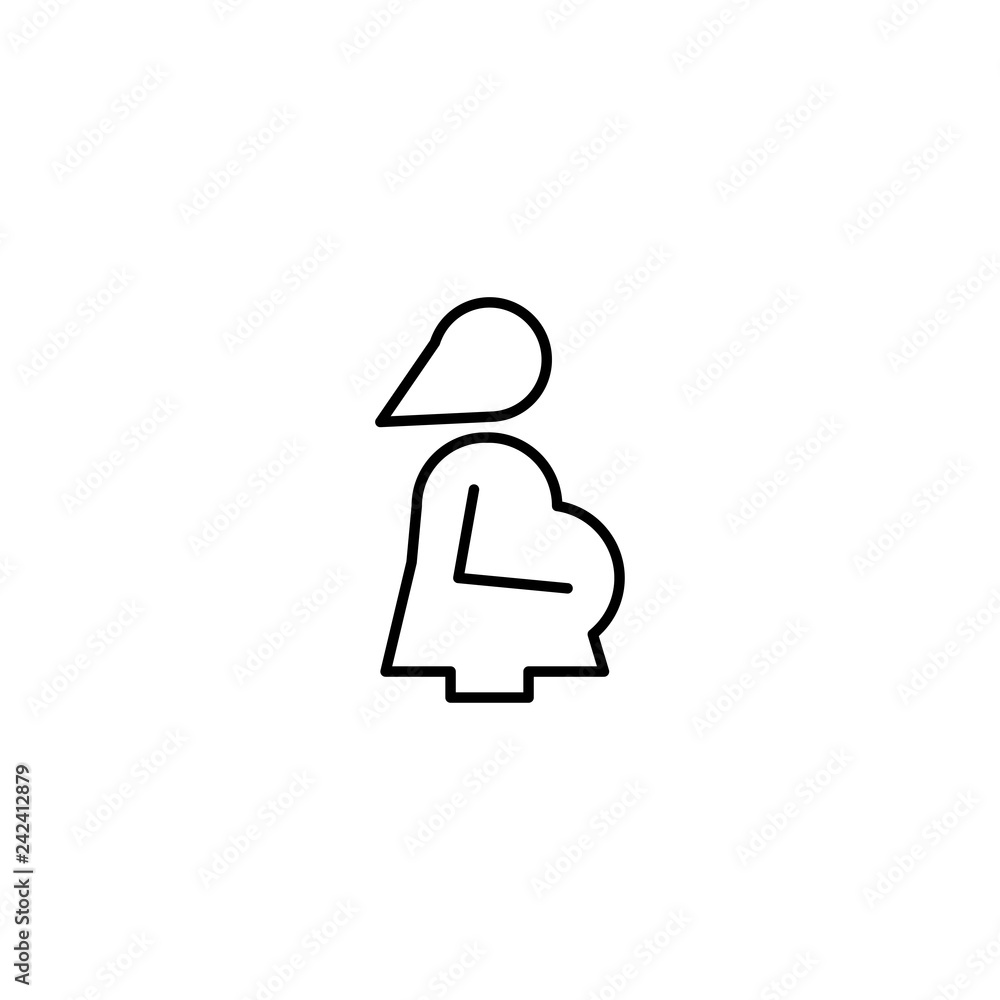 pregnant icon vector pregnant icon vector