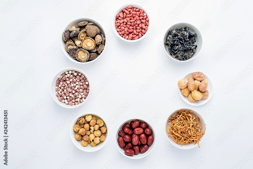 Preparation of soup ingredients / Guangdong soup soup Preparation of soup ingredients / Guangdong soup soup