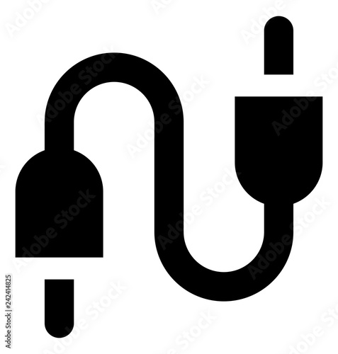 Audio Jack Cable Vector Icon