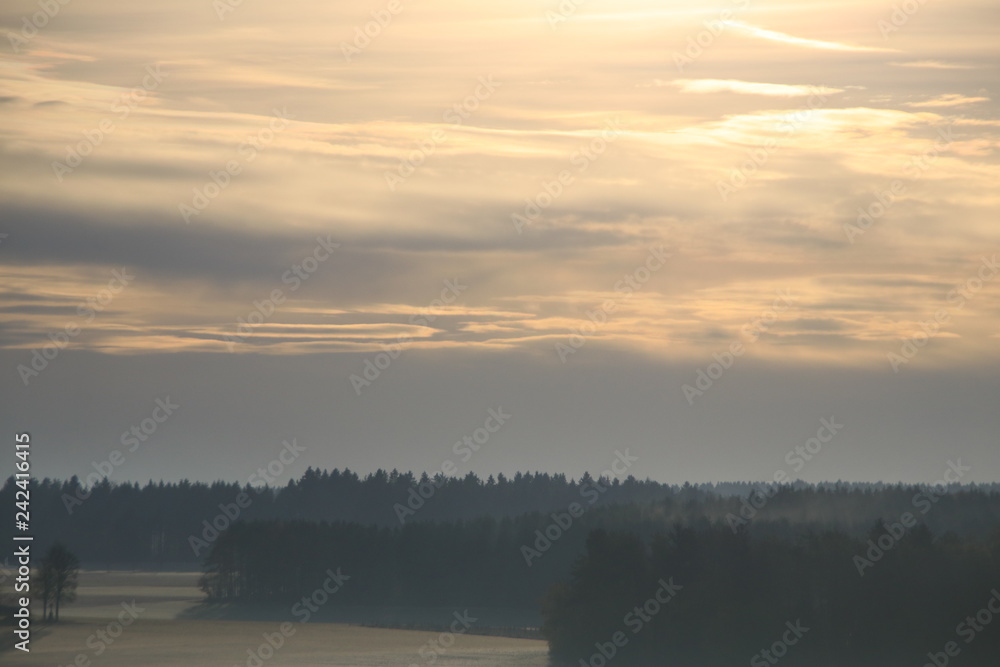 Landschaft im Herbst, Herbstmotiv Landschaft im Herbst, Herbstmotiv