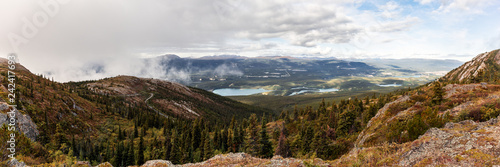 whitehorse panorama from grey mountain photo