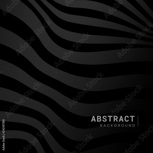 Black abstract background design vector