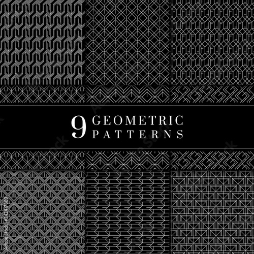 Minimal geometric pattern collection