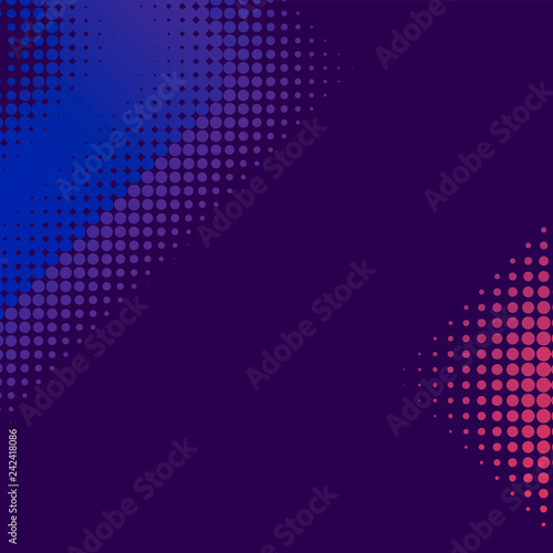 Purple and pink halftone background vector