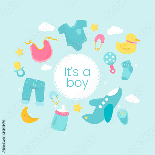 Baby boy gender reveal