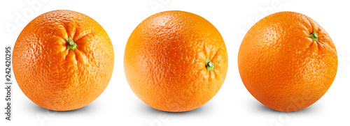 Orange fruits isolated