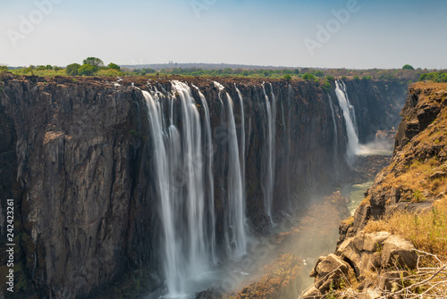 Blick auf die Victoriafälle Simbabwe, Sambia
