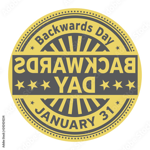 Backwards Day, January 31