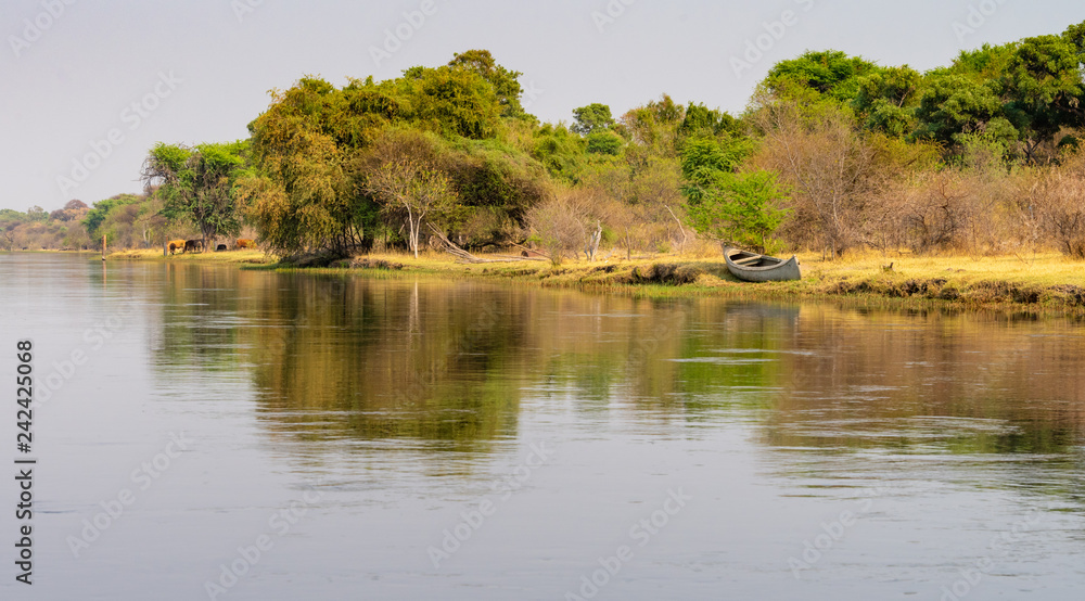 malerische Landschaft: Okavango Delta, Botswana malerische Landschaft: Okavango Delta, Botswana