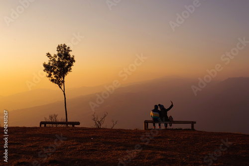 Romance at Sunset, Chiang Mai, Thailand